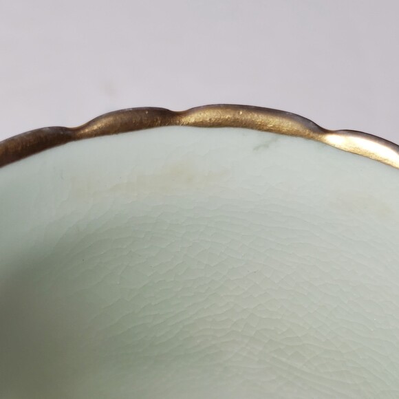 Paragon Small Teacup and Saucer Pink Purple White Flowers Vintage - Picture 6 of 12